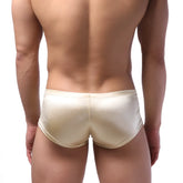 MetroMaleWear Oscar boxer shiny gold metallic briefs designed for stylish and comfortable men’s underwear
