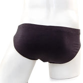 MetroMaleWear Oslo hip brief charcoal made of smooth stretchy fabric with clean stitching in dark heathered gray