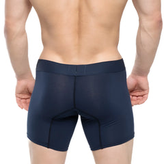 Navy blue metro malewear profundo mid boxer athletic briefs with snug fit and reinforced seams for comfort