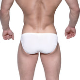 MetroMalewear rivera bikini white 6006-00 ribbed briefs made of soft fabric for comfortable all-day wear