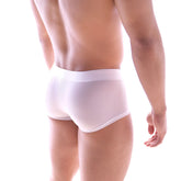 MetroMaleWear sencillo trunk white brief with a smooth form-fitting design for comfortable everyday wear