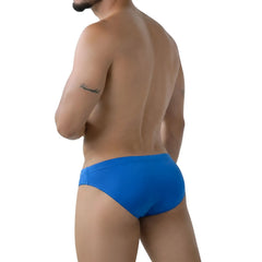 MetroMalewear shine royal blue bikini 5103-M18 bright blue form-fitting swim trunks ideal for active swimwear