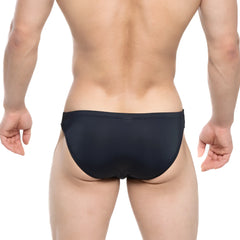 MetroMalewear sonora bikini black briefs with smooth form-fitting design for comfortable everyday wear