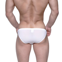 MetroMaleWear SUP bikini white seamless form-fitting briefs designed for comfort and smooth fit