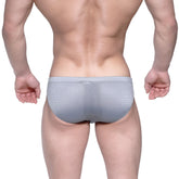 Metro male wear vasco hip brief gray mesh 5103-42 gray mesh briefs with a subtle textured pattern