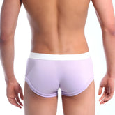 Lavender briefs with white waistband metroMalewear waistband boxster violet 2110-09 men’s underwear