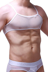 PetitQ Micro Tank Top Mesh White