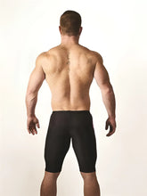 Black snug fit mister b urban mallorca cycle shorts with smooth stretchy fabric size m