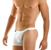 Modus vivendi twin mini boxer brief underwear white with smooth form fitting design and subtle brand tag size l