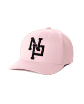 A soft pink Nasty Pig interlock baseball cap with a bold black embroidered nl logo front size S/M
