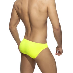 Neon swim bikini bright neon yellow swim trunks made of quick-dry fabric for beach and pool use