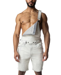 Nasty Pig Overall Short - Bleached