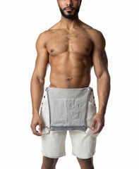 Nasty Pig Overall Short - Bleached