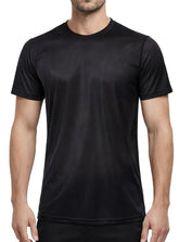 T-shirt à col rond en tricot de nylon