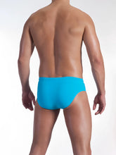Bright turquoise olaf benz blu 1151 sport bikini swimwear with smooth form-fitting design in size xl