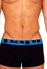 Papi Brazilian Trunk Unterwäsche Schwarz/Blau 980576 Größe M