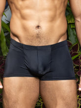 Black little boy blue design pete square cut briefs with smooth form-fitting fabric and centered seam
