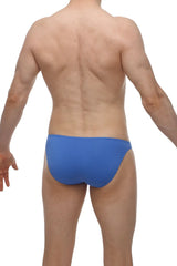 Blue swim trunks from petitq bikini dome in cerulean blue designed for comfortable beachwear