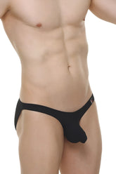 Black Bikini Dome Skine men’s thong with supportive pouch and elastic waistband in form-fitting fabric