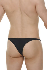 Black thong briefs bikini plellis plum black with smooth form-fitting design for comfortable daily wear