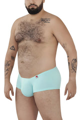 Light blue cotton briefs with a small red and white pikante logo on the left hipband pik 0976x angola trunks