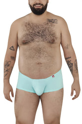 Light blue smooth textured pikante pik 0976x angola men’s briefs with small red logo on waistband