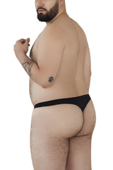 Black Pikante PIK 0978X Angola thong worn by a man showing the back side with a sleek design