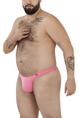 Pink pikante pik 0978x angola athletic briefs with a small red logo on the side in a stretch fabric