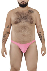 Pink pikante PIK 0978X Angola men’s briefs with a small red logo on the waistband