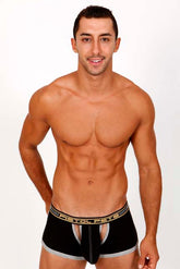 Pistol Pete Magnum Open Back Trunk Underwear Onyx UT428-539 Size S