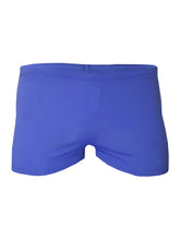Olive green pride square trunk briefs with smooth form-fitting fabric and a centered front seam