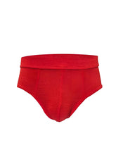 Red relax brief red textured briefs with ribbed waistband designed for comfortable everyday wear