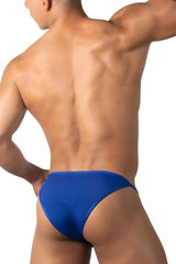 Roger smuth rs084 bikini royal blue athletic briefs with smooth, form-fitting design for comfortable fit