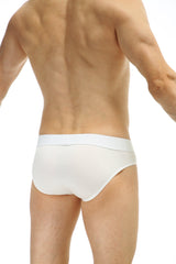 PetitQ Brief Protruder Modal Blanc