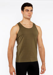 DÉBARDEUR EN MAILLOT EXTENSIBLE À DÉCOUPE LASER CIRCLE SPINE