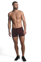VAULT GYM-TECH STRETCH SHORTS MIT HEISSVERSCHWEISSTEN REISSVERSCHLÜSSEN