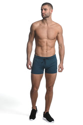 VAULT GYM-TECH STRETCH SHORTS MIT HEISSVERSCHWEISSTEN REISSVERSCHLÜSSEN