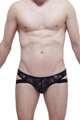 PetitQ Thong Jockstrap Lace Black