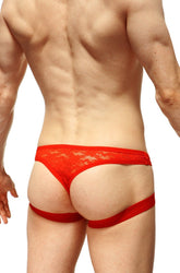 Jockthong Dentelle Rouge