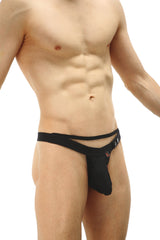 PetitQ Thong Snaps Black