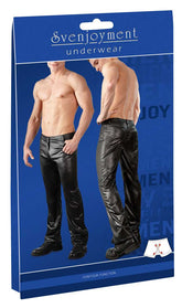 Pantalon gainant en vinyle avec poches Svenjoyment Noir 2140160 Taille L