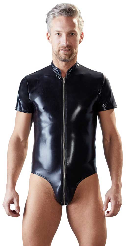Body à fermeture éclair effet mouillé Svenjoyment Noir 2150360 Taille XL Body à fermeture éclair effet mouillé Svenjoyment Noir 2150360 Taille XL