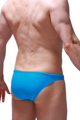 Bright blue swim brief pauliat vivid blue with smooth form-fitting design ideal for swimming and beachwear