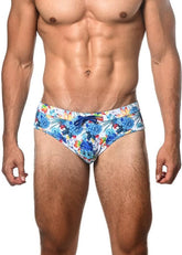 TROPICS BEDRUCKTE BADEHOSE