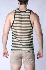 MARINER MESH STRIPE TANK TOP