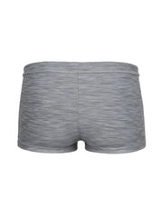 Tartarus swim trunk gray heathered athletic shorts with snug elastic waistband and seamless construction