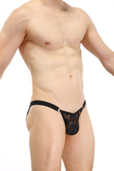 PetitQ Thong Nonac Lace Black