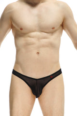 PetitQ Thong Pic Net Black