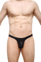 PetitQ Thong Tower Satin Black