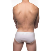White cotton undergear contour basic brief with contour design for comfortable everyday wear
